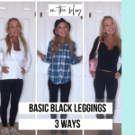 3 ways to style your basic black leggings