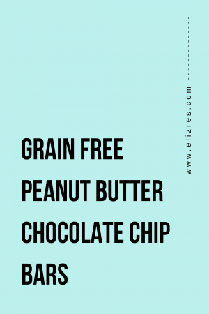 Elizabeth - Grain-Free Peanut Butter Chocolate Chip